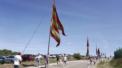 Miriam Chacón ICAL. Celebración de la XXXII Fiesta de la Sobarriba, con la procesión de los Santos Patronos de cada localidad del municipio de Valdefresno.