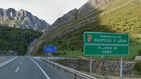 Cartel de entrada en la provincia de León | UPL reclama señales que en autovía y carreteras autonómicas diferencien la Región Leonesa y Castilla la Vieja