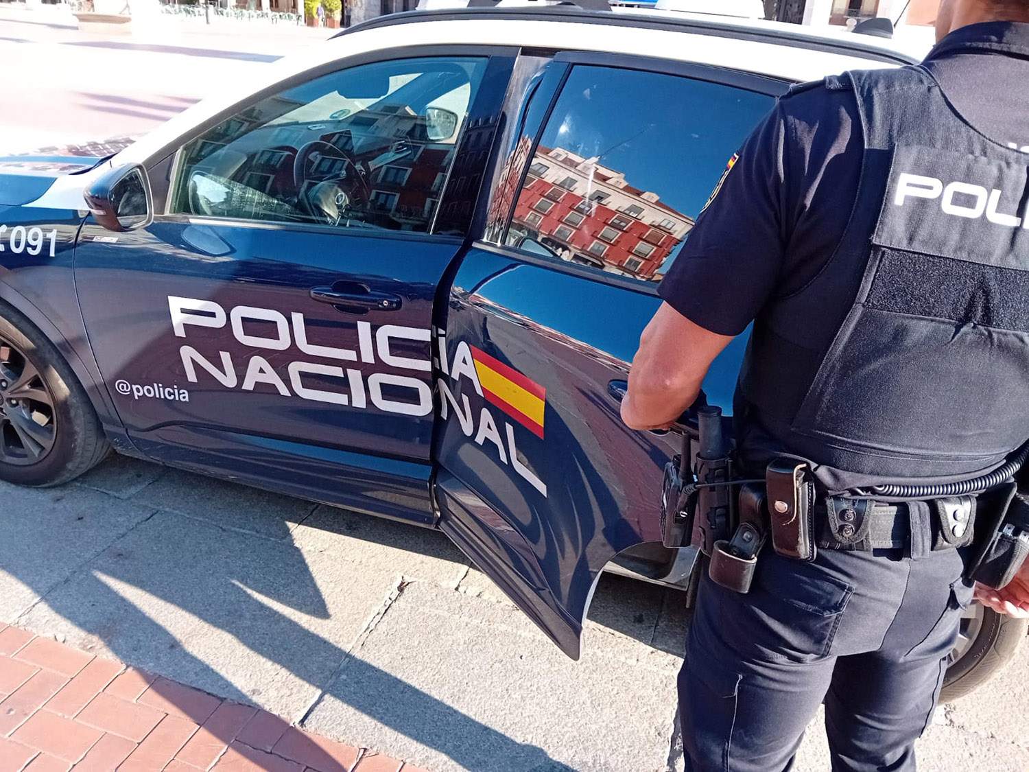 Detenido por masturbarse en un bar de Puente Colgante de Valladolid. Fuente: Policia Nacional