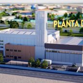 Infografía de la planta de biomasa de la Red de Calor de León