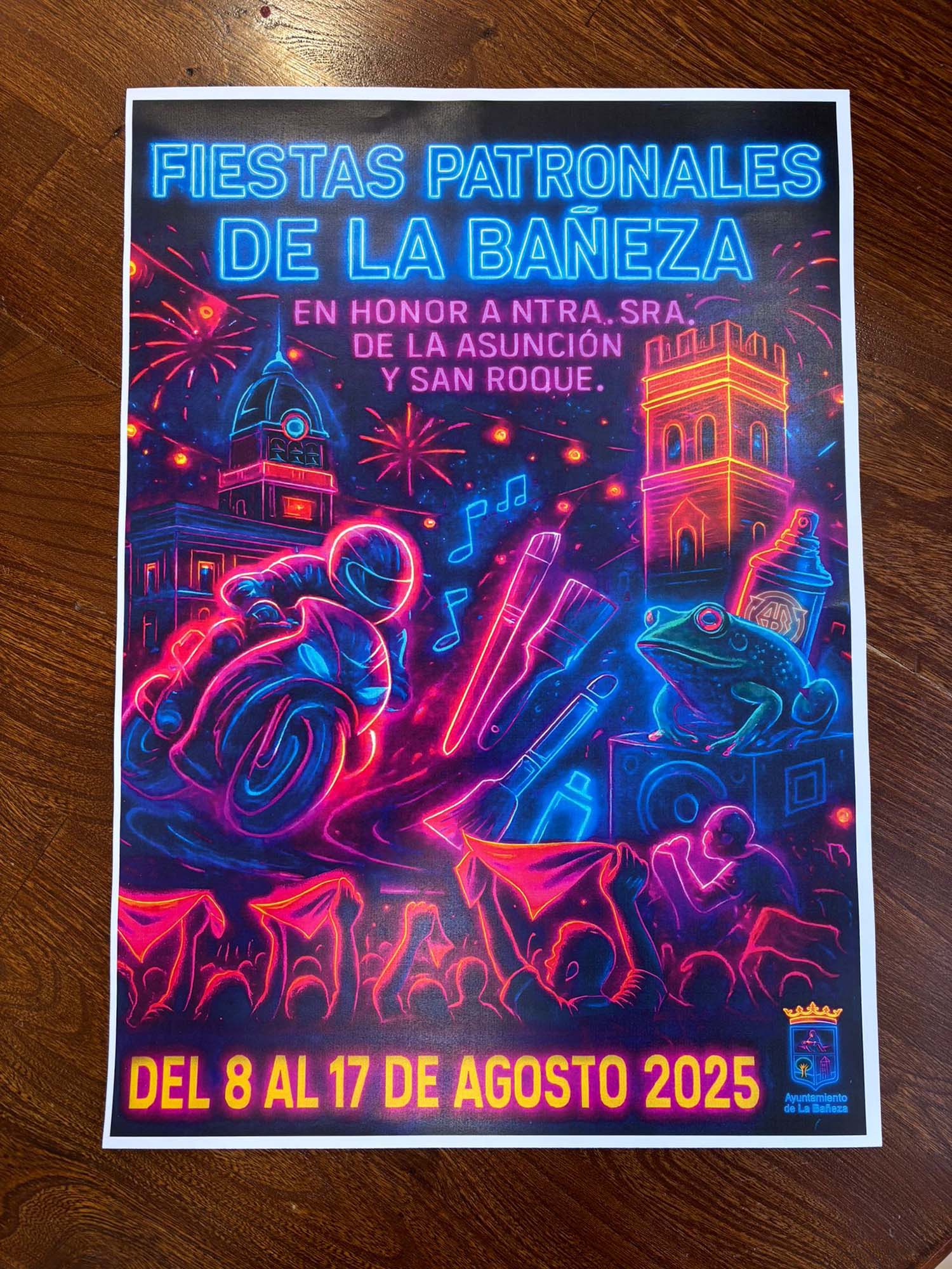 Cartel de las Fiestas Patronales de La Bañeza 2025