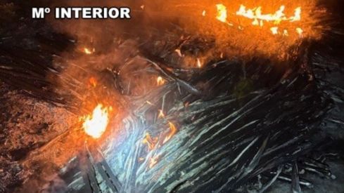 Detenidos por robar 500kg de cable y quemarlos en el Parque Regional Montaña de Riaño y Mampodre (León) 