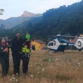 Rescatan a un joven de 21 años con síntomas de deshidratación cerca de Collado Jermoso (León)