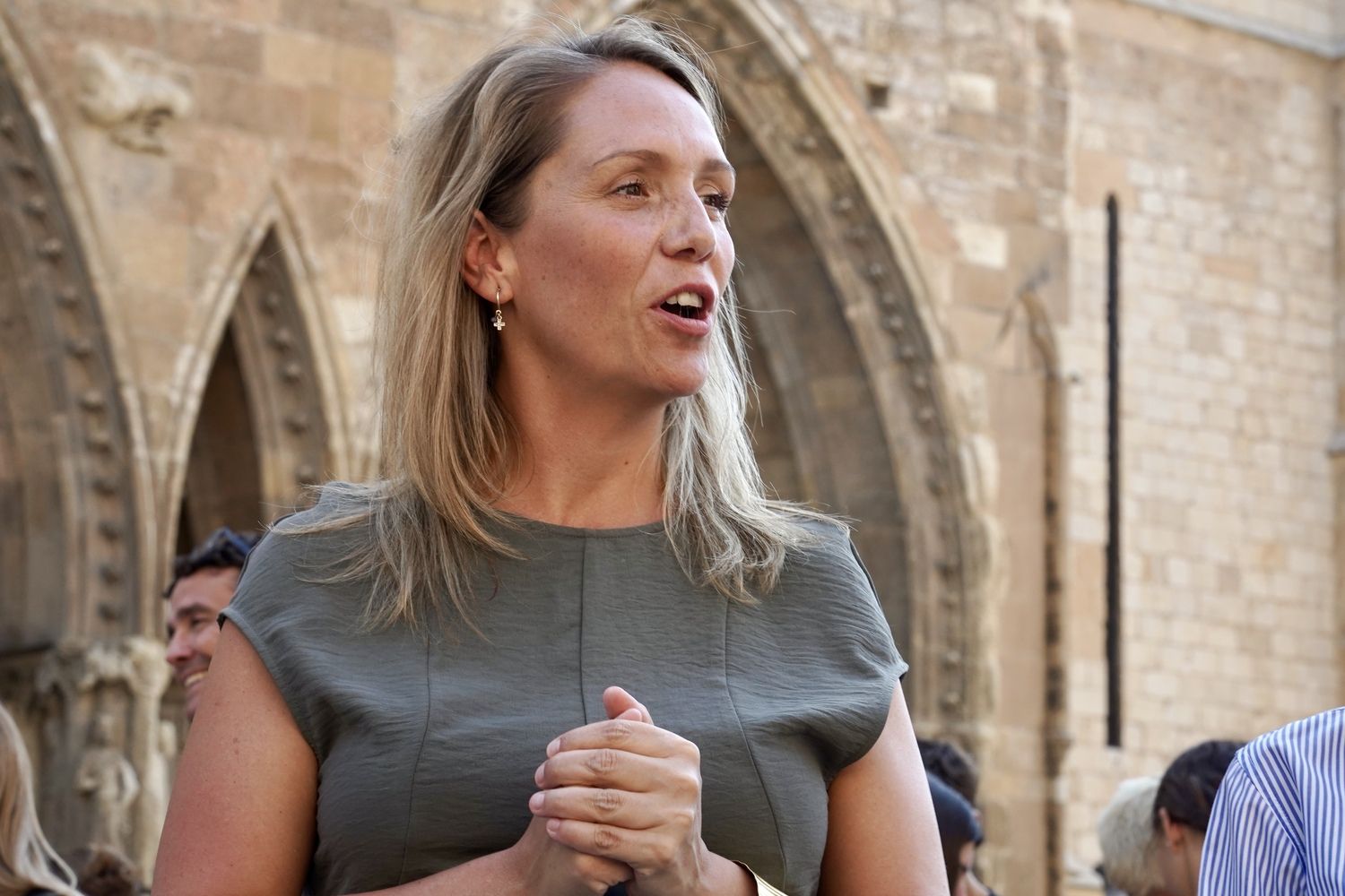 La vicesecretaria nacional de Coordinación Sectorial del PP, Alma Ezcurra,visita León | Campillo / ICAL