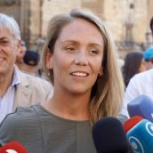 La vicesecretaria nacional de Coordinación Sectorial del PP, Alma Ezcurra,  visita León | Campillo / ICAL