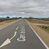 Kilometro 319 de la N-120, donde tuvo lugar el vuelco en Valverde de la Virgen Kilometro 319 de la N-120, donde tuvo lugar el vuelco en Valverde de la Virgen