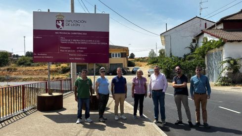 La Diputación de León invierte 607.000 euros en la mejora de la carretera entre Otero de Escarpizo y Vega de Magaz