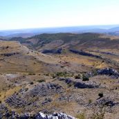 Poblado de la Edad del Hierro de la Peña del Castro, situado en el municipio de La Ercina