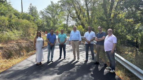 La Diputación de León refuerza y mejora el firme de la carretera LE-3712 en Santa Olaja de la Varga