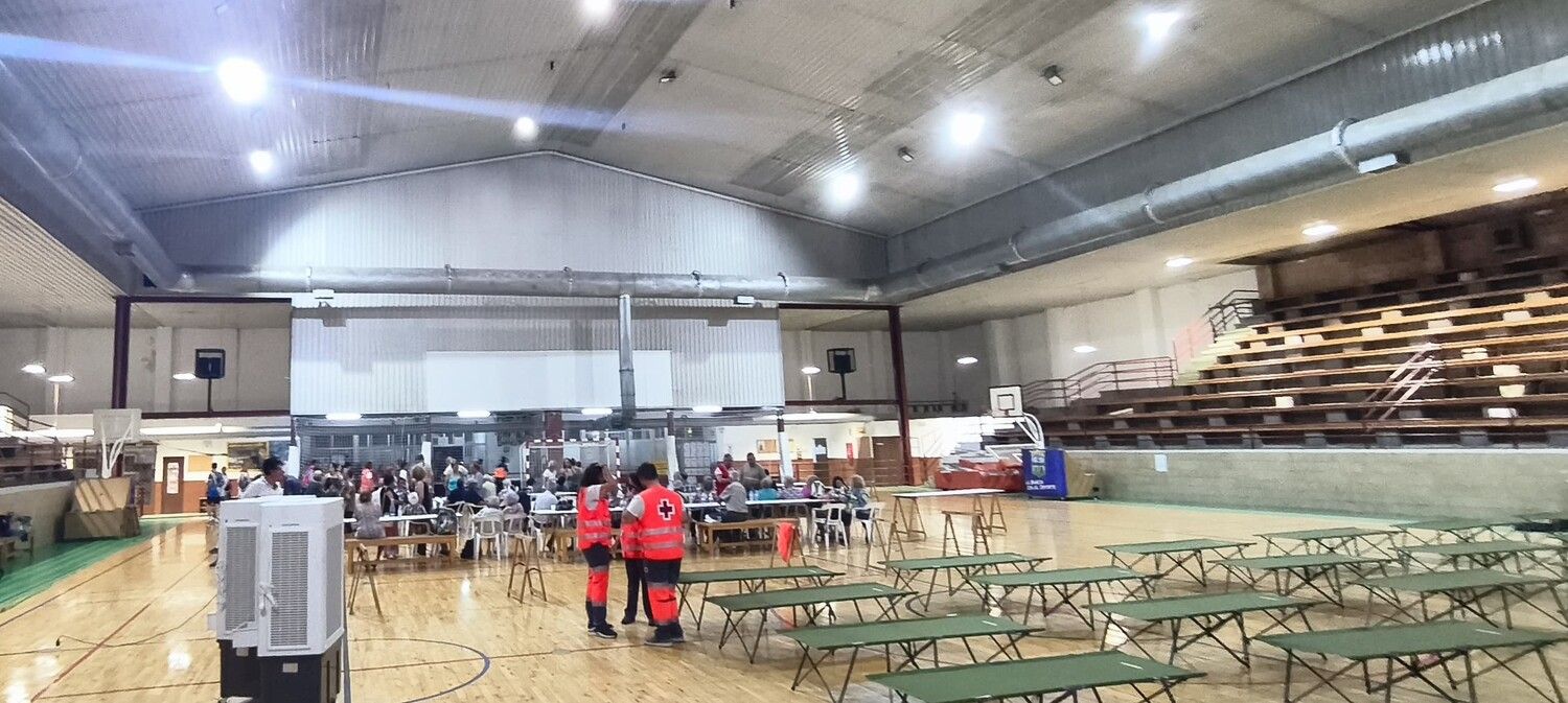 Pabellon Municipal de La Bañeza la pasada noche