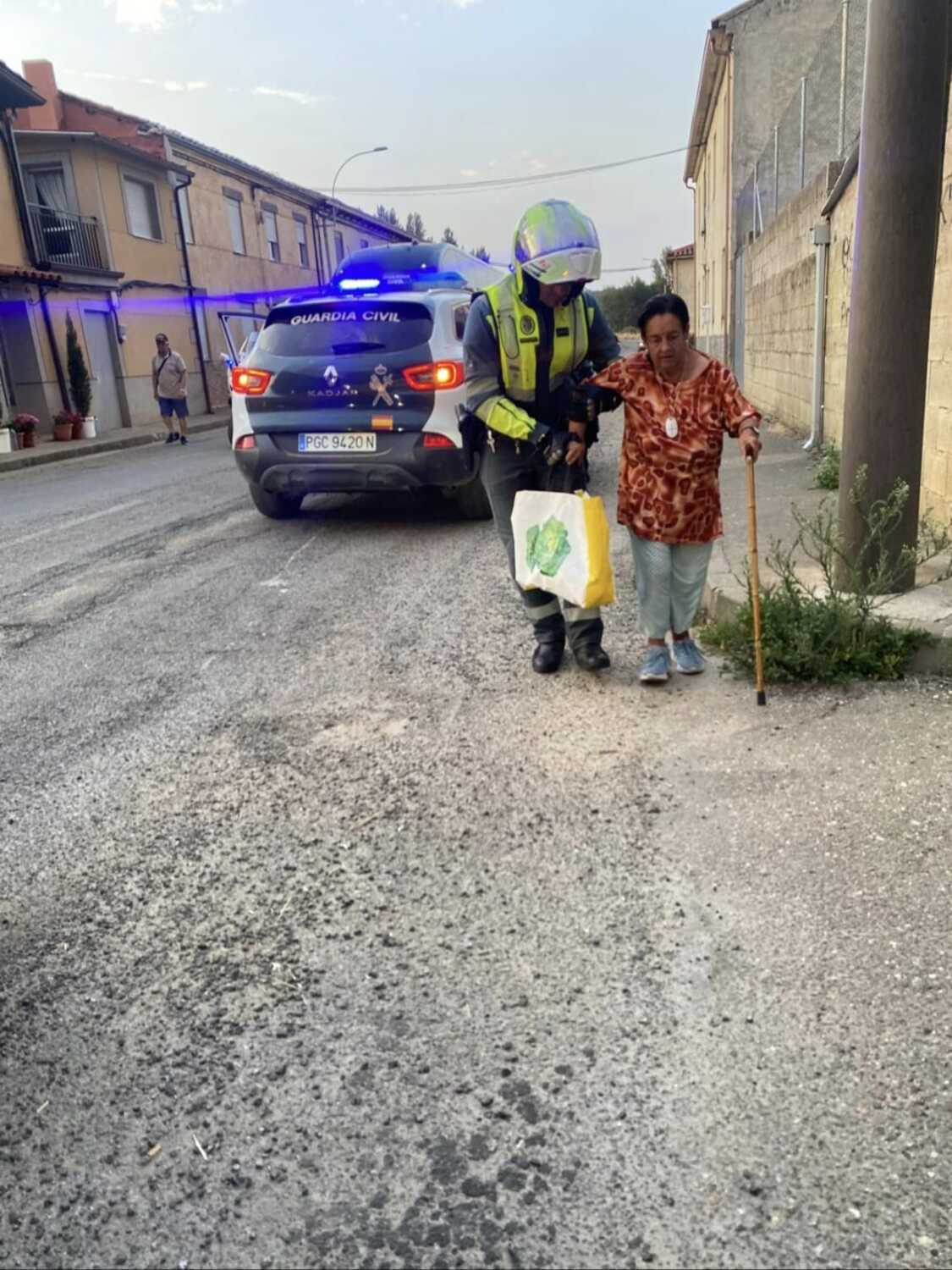 Desalojos en la zona de La Valdería en León