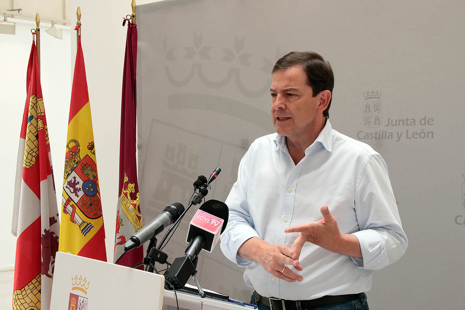 El presidente de la Junta, Alfonso Fernández Mañueco El presidente de la Junta, Alfonso Fernández Mañueco