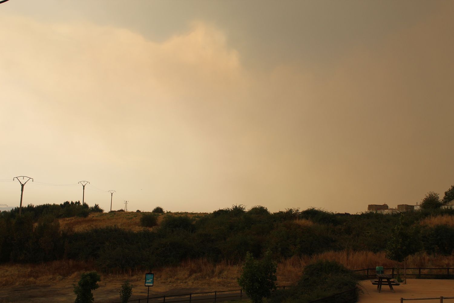 El humo de los incendios y el polvo africano deterioran la calidad del aire en León | José Martín