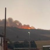 Nuevo incendio en León: Las llamas atacan Rueda del Almirante Nuevo incendio en León: Las llamas atacan Rueda del Almirante