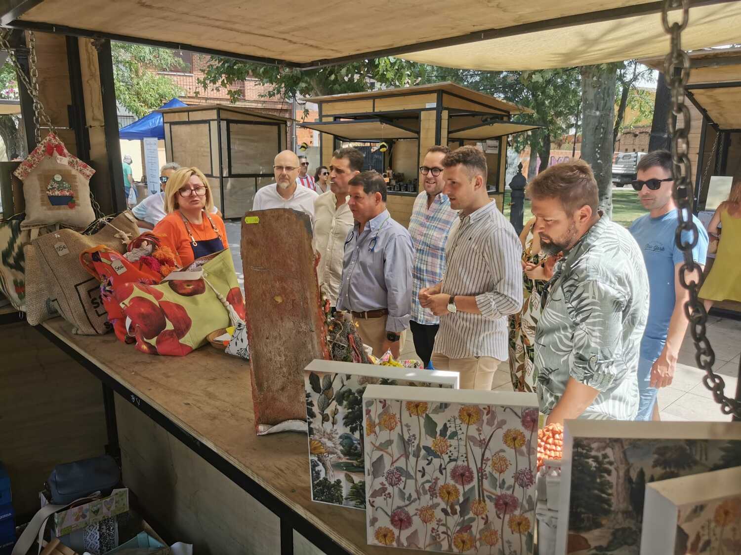Inauguración de la feria de Artesanía de Valencia de Don Juan 
