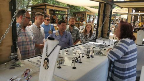 Inauguración de la feria de Artesanía de Valencia de Don Juan 