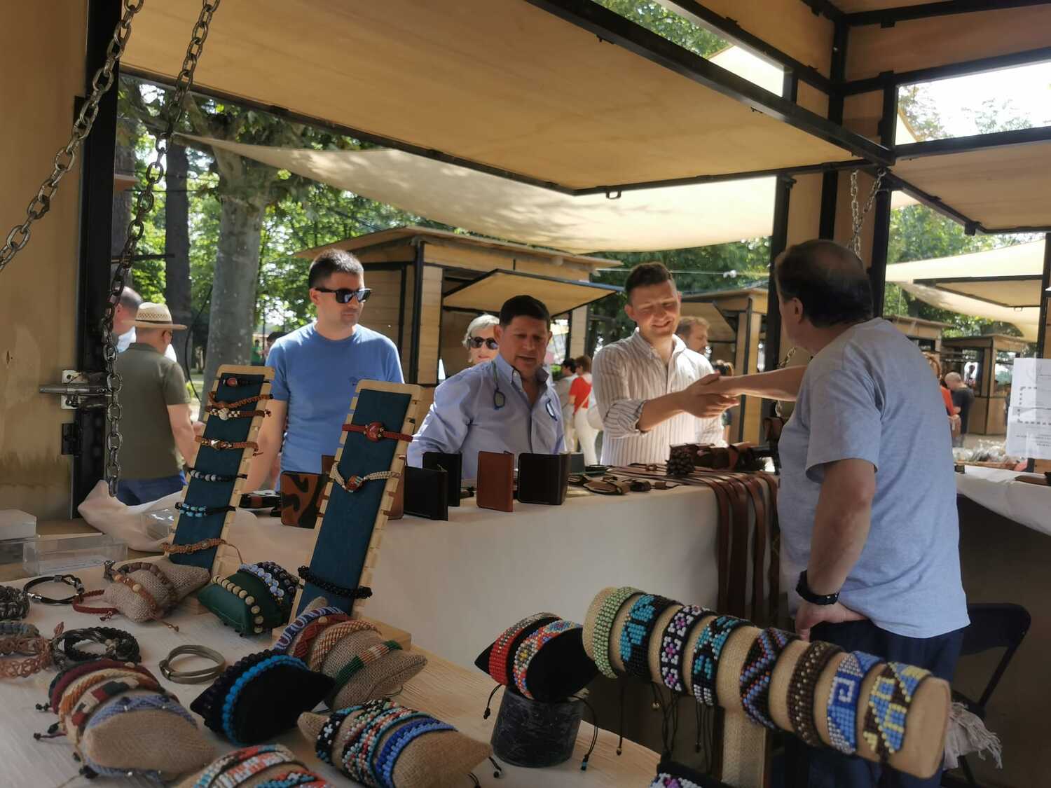 Inauguración de la feria de Artesanía de Valencia de Don Juan 