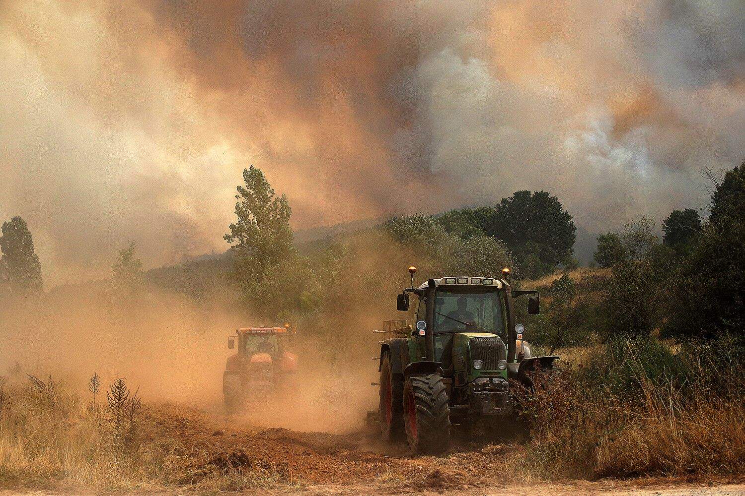Incendio Forestal en la localidad de Canalejas, en Almanza | Peio García / ICAL Incendio Forestal en la localidad de Canalejas, en Almanza | Peio García / ICAL