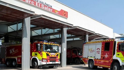 Bomberos del Ayuntamiento de Valencia que se desplazarán a León en el contingente