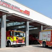Bomberos del Ayuntamiento de Valencia que se desplazarán a León en el contingente