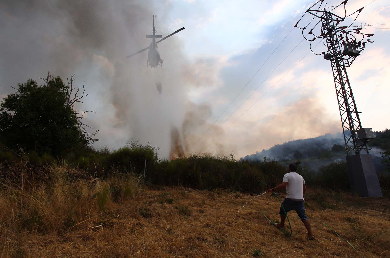 Imagen de archivo de un incendio forestal | César Hornija / ICAL