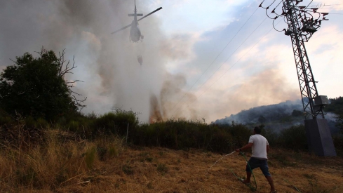 Imagen de archivo de un incendio forestal | César Hornija / ICAL