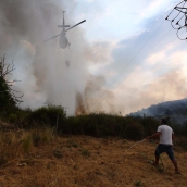 Imagen de archivo de un incendio forestal | César Hornija / ICAL