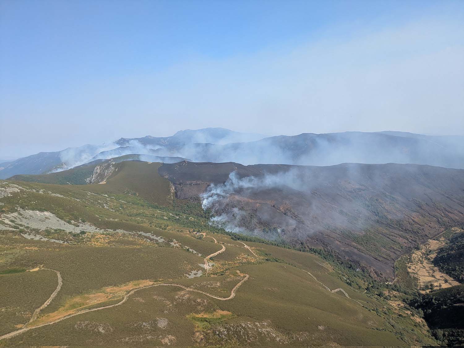 Incendio en Llamas de Cabrera | Brif Tabuyo | La Junta declara alerta de riesgo de incendios forestales por temperaturas de hasta 35 grados en toda la Comunidad