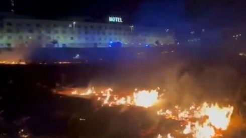 Sofocan un incendio en un descampado entre La Inmaculada y el Hospital de León 