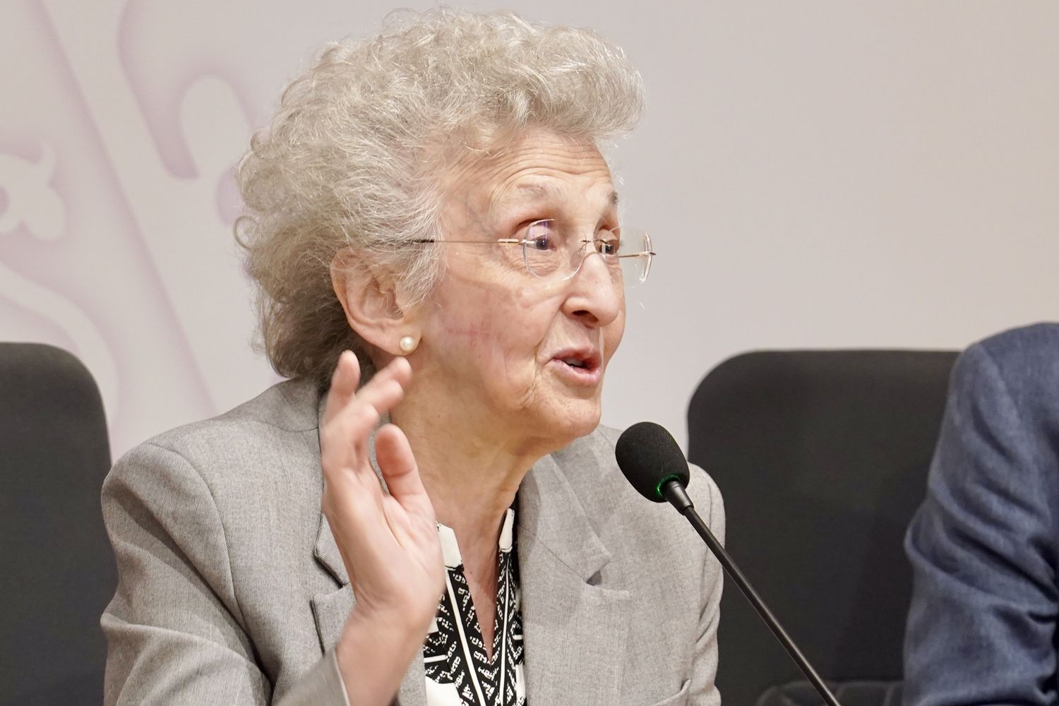 La presidenta de Eutherpe, Margarita Morais, en la presentación del ‘XXI curso para pianistas, directores y jóvenes orquestas’ de la Fundación Eutherpe | Campìllo / ICAL