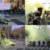 Las calles de León 'rugen' por los derechos de los bomberos forestales | José Martín