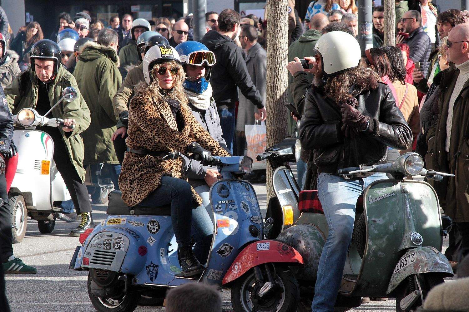 concentracion vespas leon