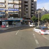 Herida después de ser atropellada por una bicicleta en el centro de León