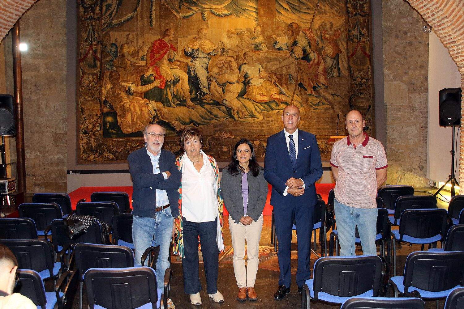 Presentación de la restauración del tapiz 'La continencia de Escipión' | Peio García / ICAL