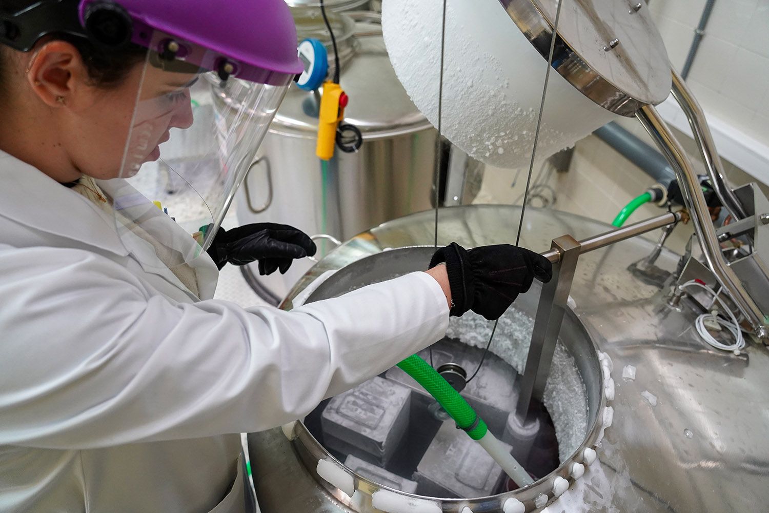 Campillo ICAL. Décimo aniversario del Biobanco de la Universidad de León. En la imagen, la investigadora Sonia García.