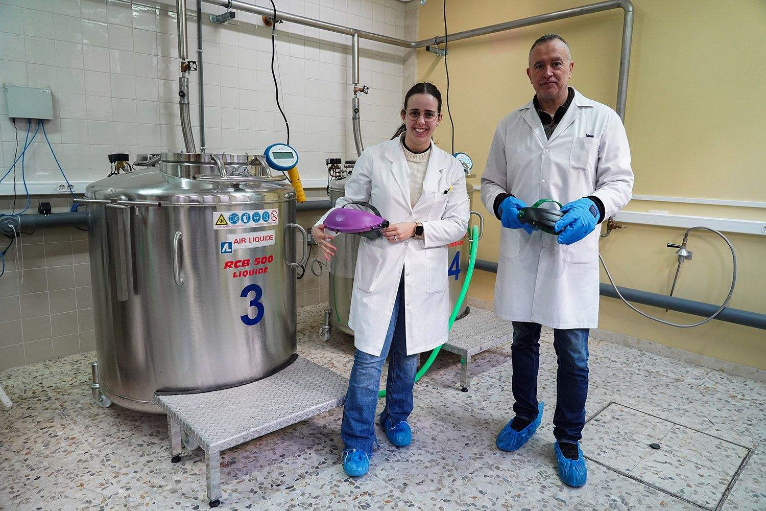 Campillo ICAL. Décimo aniversario del Biobanco de la Universidad de León. En la imagen, la investigadora Sonia García .