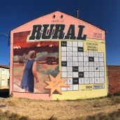 Un mural en San Pedro Bercianos (León) denuncia el abandono rural que propiciaron los incendios