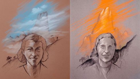 Ilustración de María Isabel Pérez Pérez y Teófila Gao Pérez, Las 'Cainejas'|  Félix Ayuso - FDMESCYL