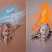 Ilustración de María Isabel Pérez Pérez y Teófila Gao Pérez, Las 'Cainejas'|  Félix Ayuso - FDMESCYL