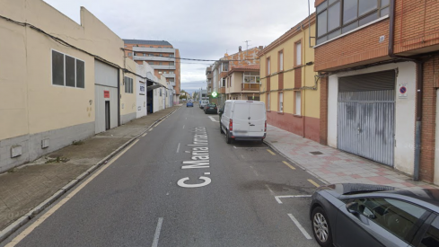 Herido un joven motorista tras un accidente en la calle María Inmaculada de León