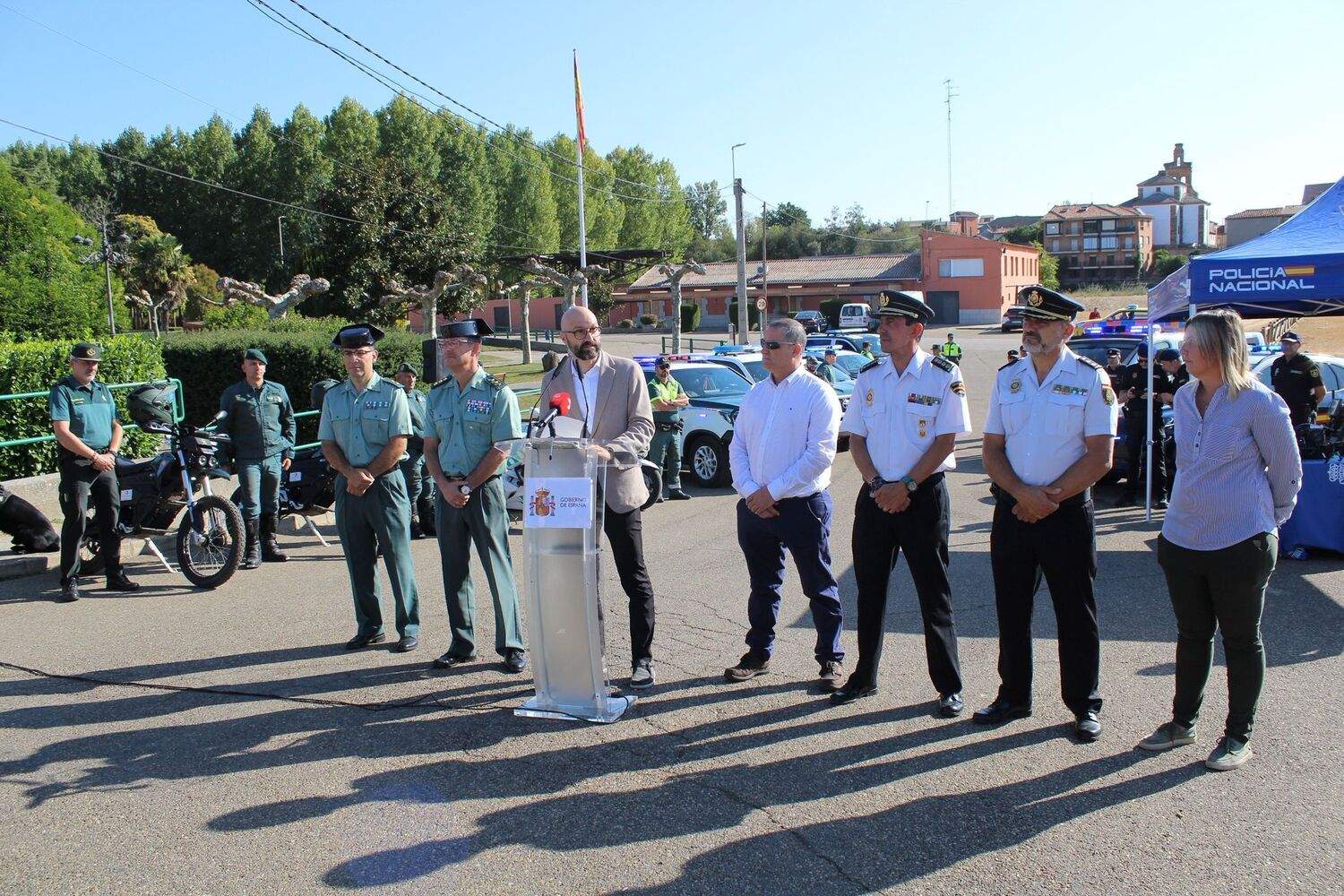 Presentación del balance del dispositivo de seguridad del Camino del Santiago en León Presentación del balance del dispositivo de seguridad del Camino del Santiago en León