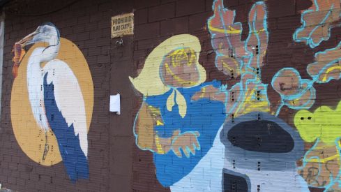 El Festival Leon Jam llenó de arte urbano la antigua estación de León | José Martín