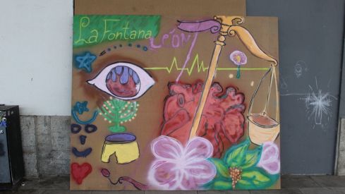 El Festival Leon Jam llenó de arte urbano la antigua estación de León | José Martín