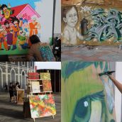 El Festival Leon Jam llenó de arte urbano la antigua estación de León | José Martín