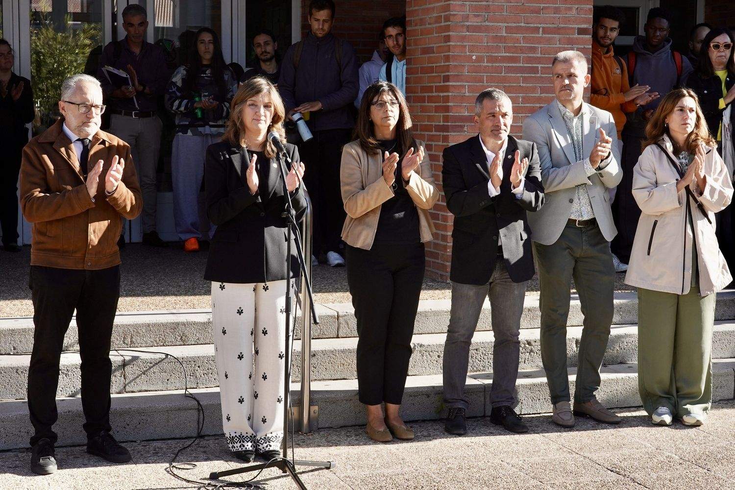 Minuto de silencio por la estudiante de la ULE fallecida en Nápoles | Campillo / ICAL