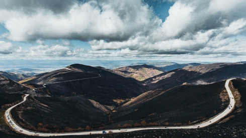 El Morredero calcinado | Foto La Vuelta