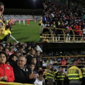 La BRIF de Tabuyo protagoniza el saque de honor del partido por los incendios que hermana las zonas afectadas por el fuego