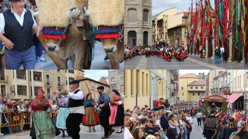 Carros Engalanados en las Fiestas de San Froilán de León