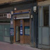 Administración de Loterías número 11 situada en el número 2 de la calle Villafranca de León donde fue sellado el boleto de la bonoloto premiado