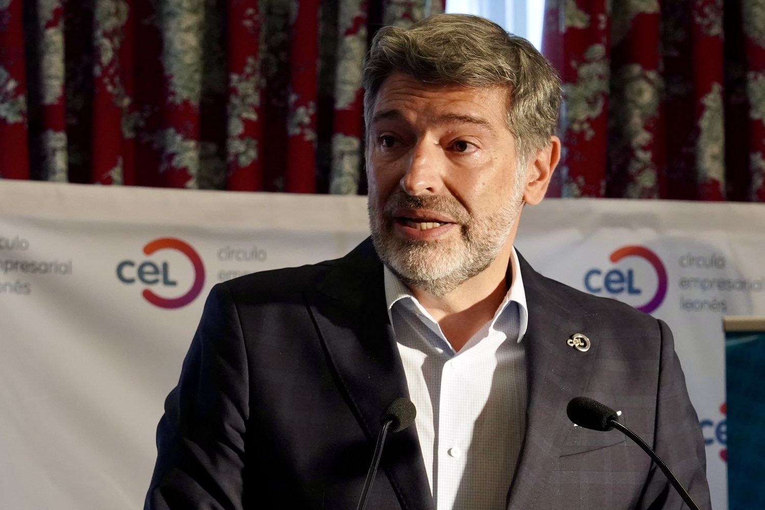 Julio César Álvarez, presidente del Círculo Empresarial Leonés | Campillo / ICAL